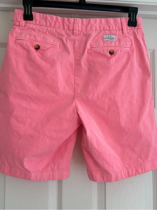 Vineyard Vines Pink Flat Front Breaker Men's Shorts Size 32 - Picture 8 of 8